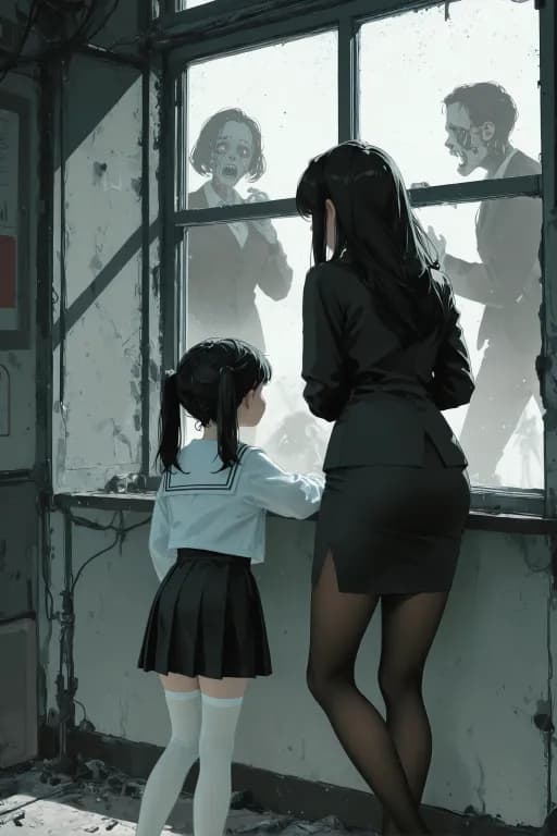 丧尸危机，邻居母女敲响我家门