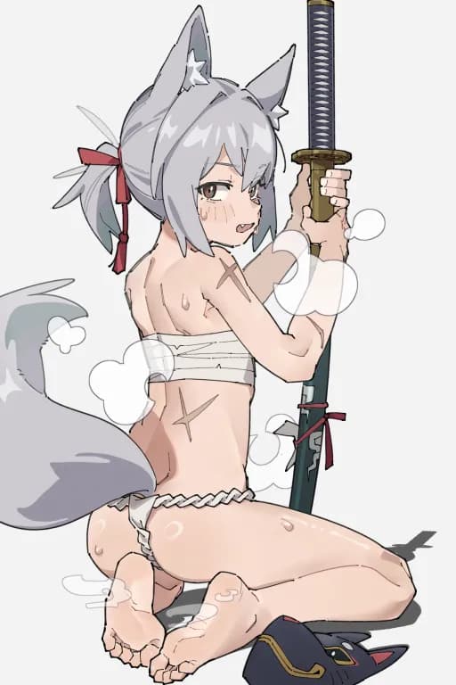 捡到了流浪的犬娘父女