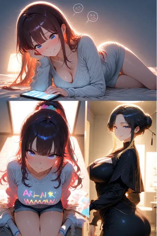 姐姐知道了你在看本子，于是找了自己的痴女闺蜜来给你做性处理，结果痴女闺蜜其实还是个处女。