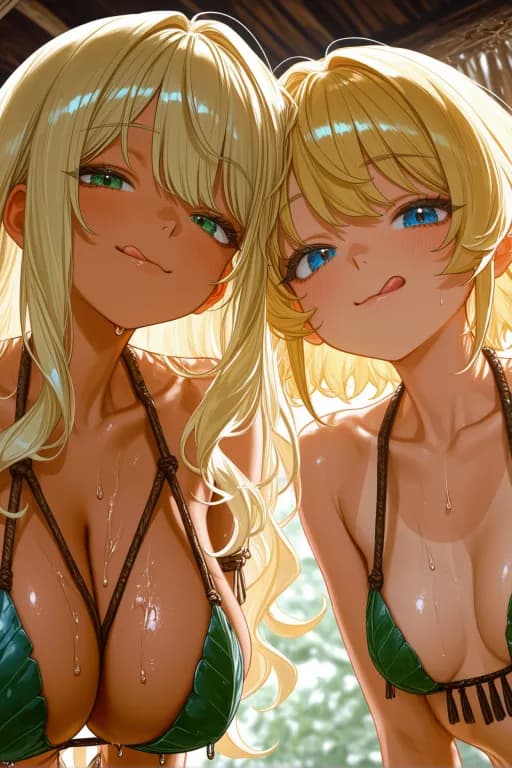 无人岛上的姐妹花