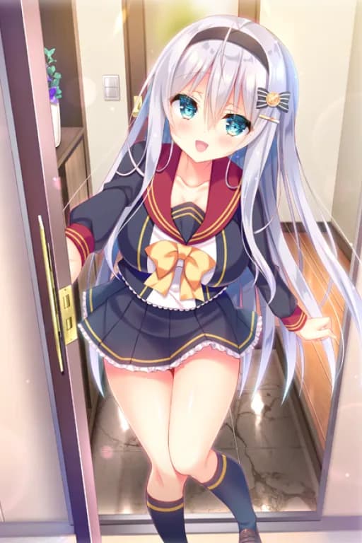 与银发美少女的同居生活
