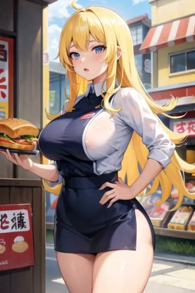 连锁快餐店美荡牢