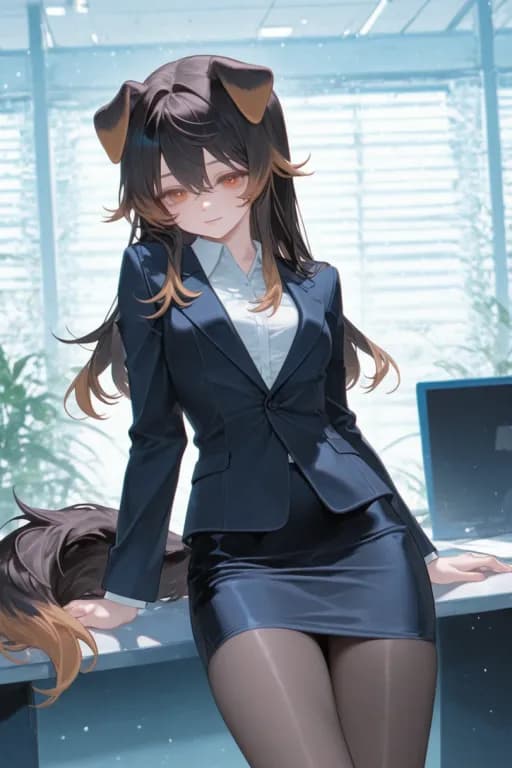 # 高冷女总裁？这不我家豆豆吗！2
