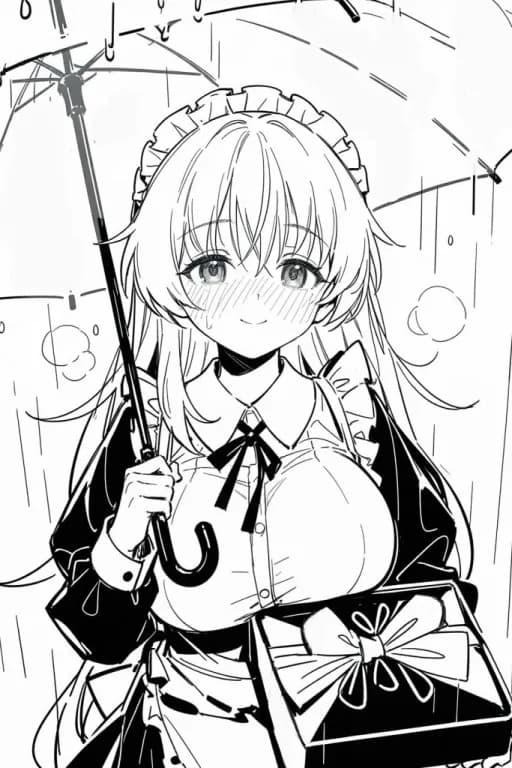 家里的女仆给你送来了雨伞和便当1.01