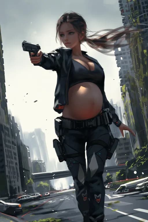 灰燼下的攜子狼