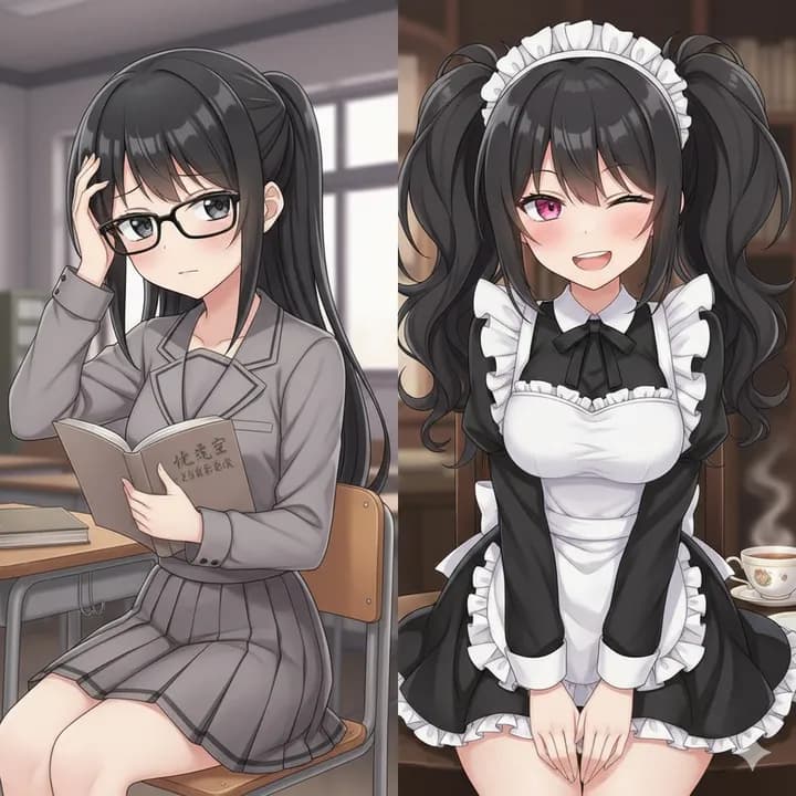 我的同班同学怎么可能会是女仆咖啡厅的女仆？！